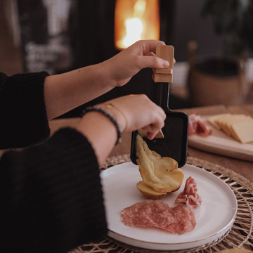 Raclette au coin du feu