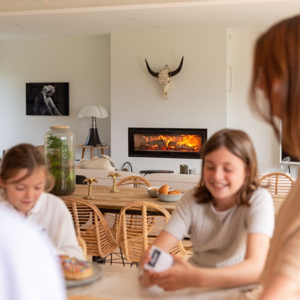 goûter familial au coin du feu