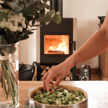 Cuisiner au coin du feu