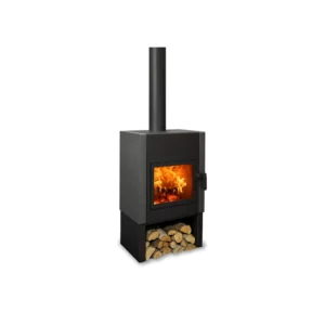 POÊLE À BOIS - LEENDERS MATS MATS BLACK ANTHRACITE